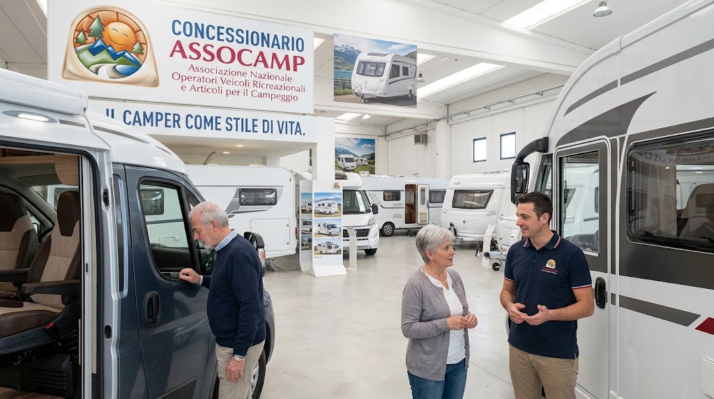 Clienti al Salone del Camper Assocamp 2026
